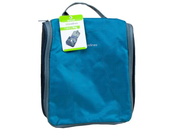 bulk buys FB494 - Water-Resistant Teal Hanging Toiletry Kit