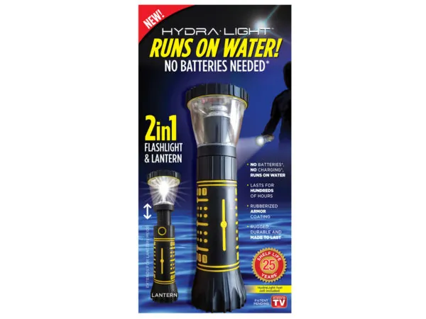 bulk buys DA142 - Hydralight Eco-Friendly Water-Powered Flashlight Lantern