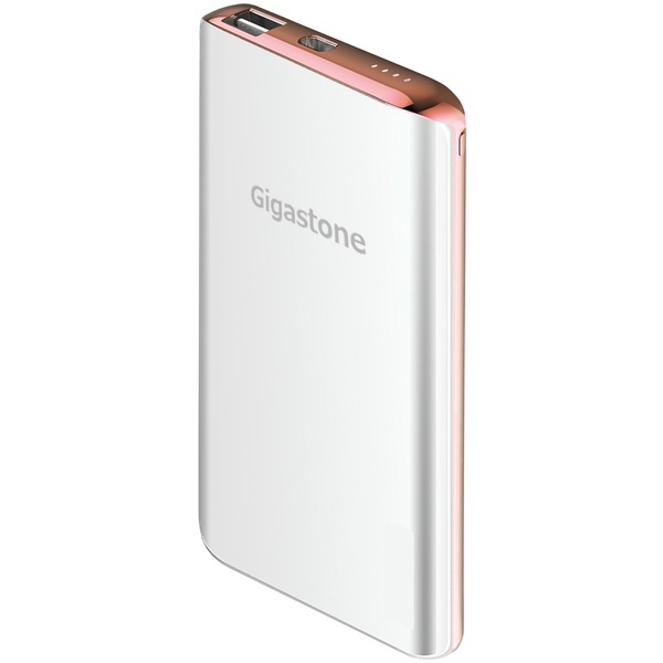 GIGASTONE RA50872 - Gigastone 10,000mah 2-in-1 Power Bank (white) GSPB7510WR