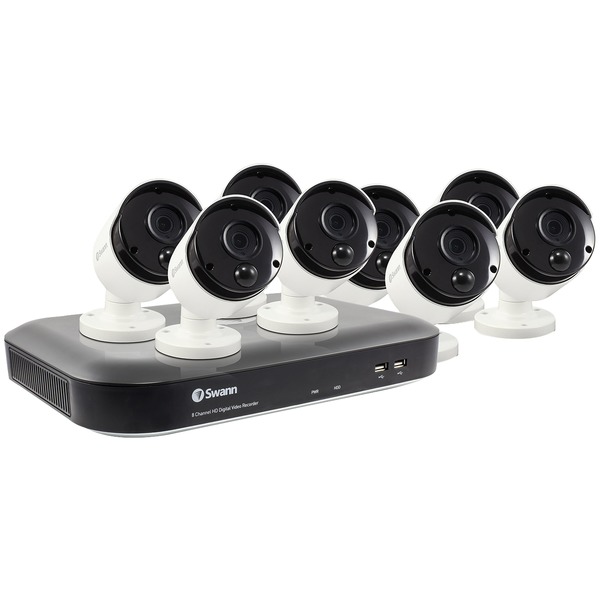 Swann SWDVK-855808-US - 8CH DVR 8X4K BLT CAM WHT