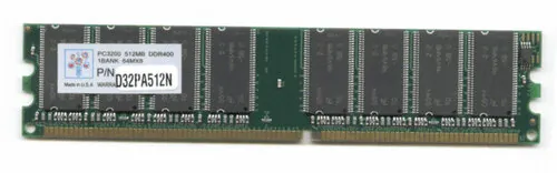 Super Talent D32PA512N(SZ) — Super Talent D400 512MB DDR400 Memory Module