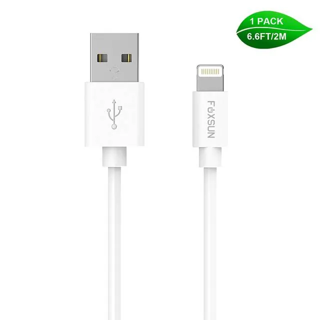 Foxsun AM001006 — Foxsun 6.6 FT Lightning Charging Cable for iPhone and iPad