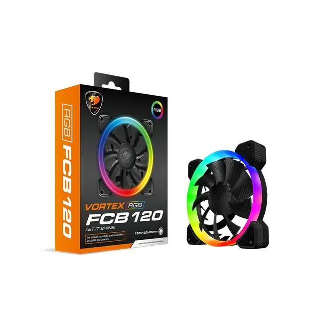 Cougar CF-V12FB-RGB - Cougar Hydraulic Vortex RGB FCB 120 mm Cooling Fan