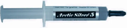 ARCTIC AS5-12G — Arctic Silver 5 High-Density Polysynthetic Silver Thermal Compound 12g/3cc Tube