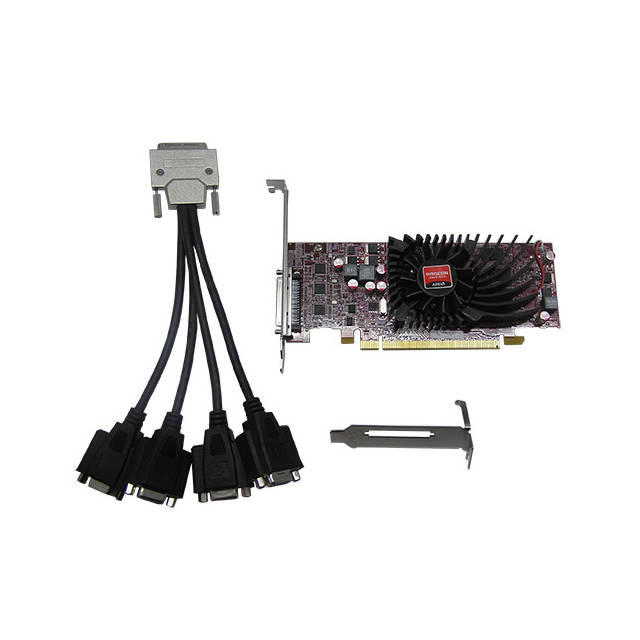 JATON VIDEO-PX369-QLP - Jaton AMD Radeon HD6570 1GB DDR3 4VGA Low Profile PCI-Expres