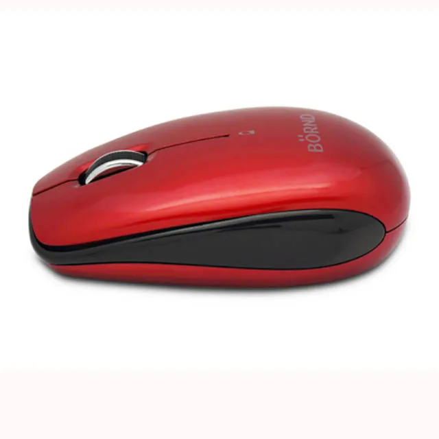BORND C170B RED — Bornd C170B Wireless Bluetooth 3.0 Optical Mouse (Red)