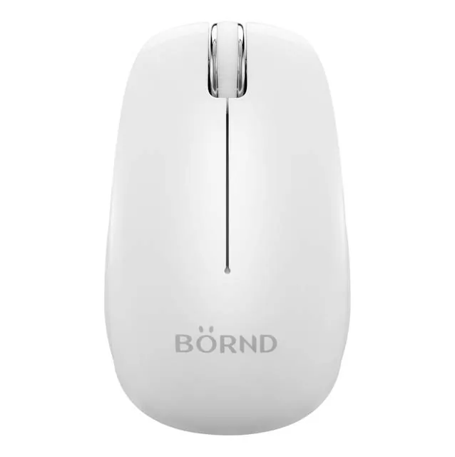 BORND C100 WHITE — Bornd C100 Wireless Bluetooth Optical Mouse - White