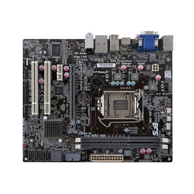 ECS COMPOSITES H87H3-M3 - ECS H87H3-M3 LGA1150 Intel H87 DDR3 SATA3&USB3.0 A&GbE Micro