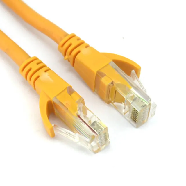 VCOM NP511B-10-ORANGE — VCOM 10ft Cat5e UTP Crossover Patch Cable - Orange