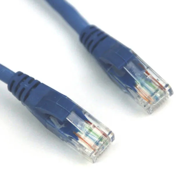 VCOM NP511-14-BLUE — VCOM 14ft Cat5e UTP Molded Patch Cable (Blue)