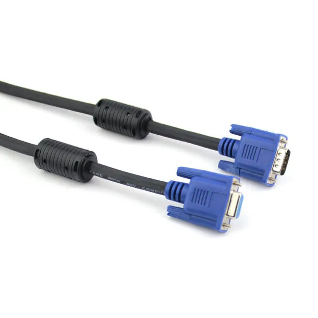 VCOM CG342AD-6 — VCOM 6ft Male to Female VGA Extension Cable - Black