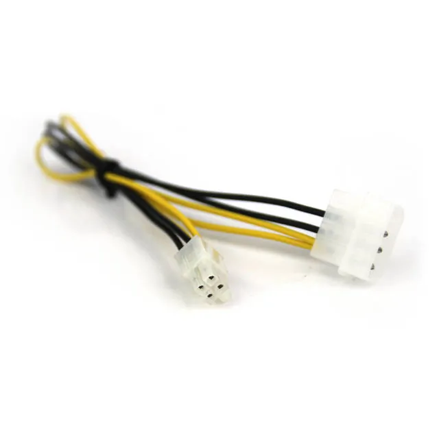 VCOM CE309 — VCOM 12-Inch 4Pin Molex Male to 4Pin ATX Power Cable