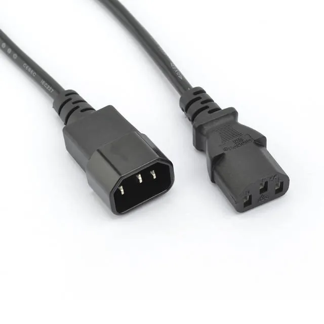 VCOM CE001-6FEET — VCOM 6ft IEC AC Power Extension Cord - Safe & Reliable