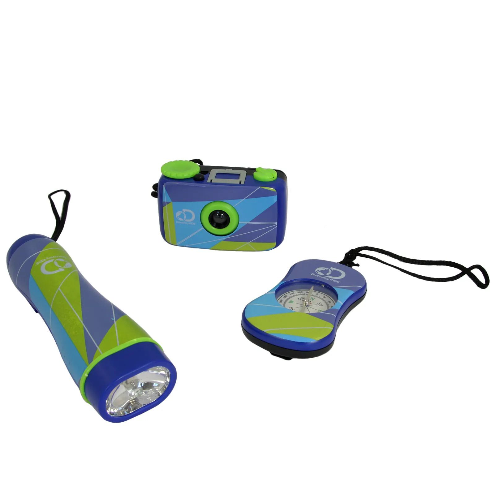 DISCOVERY KIDS BK1-02702 — Discovery Kids 3-Piece Adventure Kit with Compass and Light