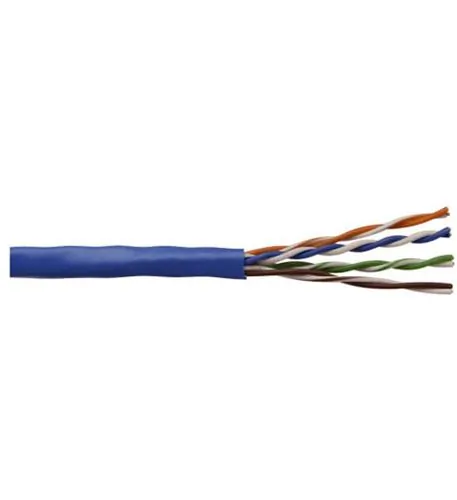 Wavenet WAV-CAT5-CMR-BL — 1000 FT Blue Cat5E CMR High-Performance Ethernet Cable