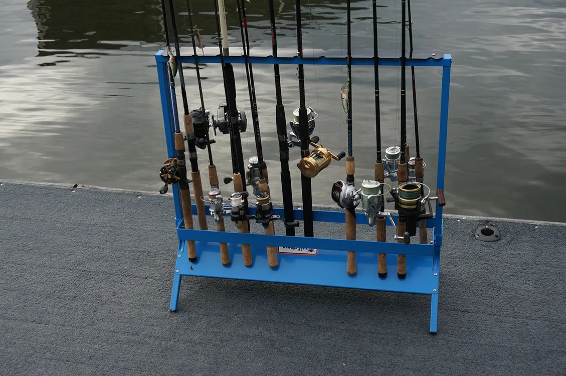 Viking Solutions VKS-VFR001 — Adjustable 22-Rod Fishing Rod Storage Rack