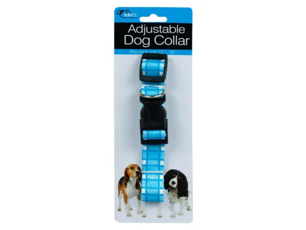 dukes DI167 — Stylish Adjustable Plaid Dog Collar for All Breeds