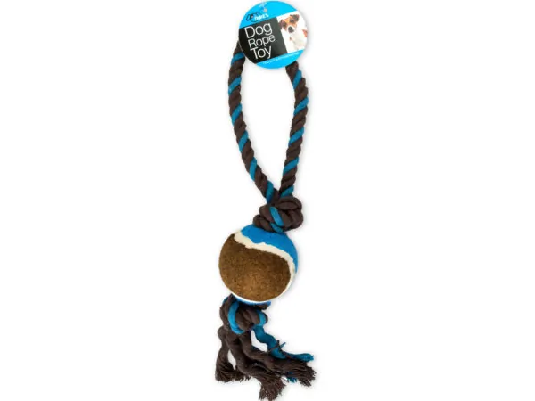 Dukes DI520 — Knotted Dog Toy with Tennis Ball