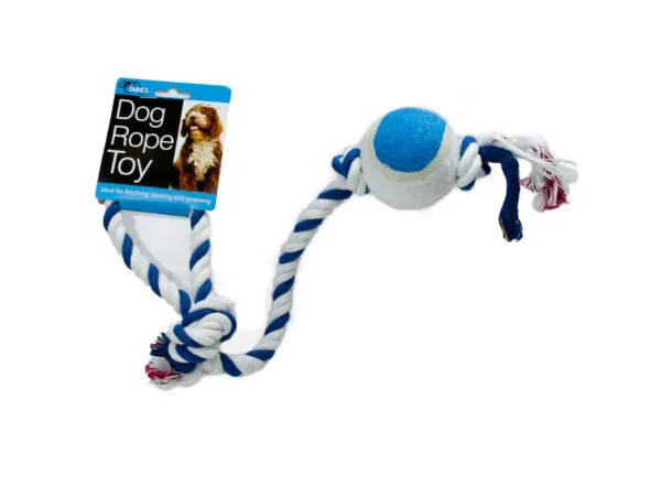 Dukes DI232 — Dog Rope Tennis Ball Toy