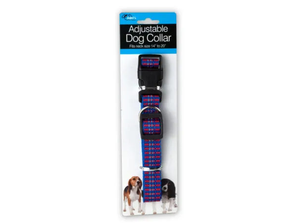 Dukes DI525 — Durable Adjustable Nylon Dog Collar - Multiple Colors