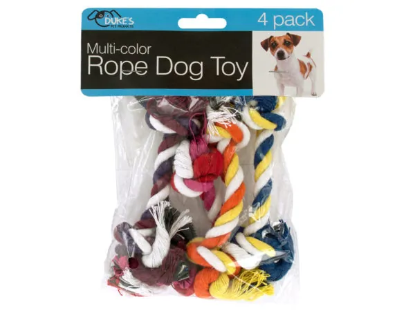 Dukes GR146 — Multi-Color Rope Dog Toy Set