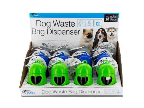 Dukes OS948 — Stylish Dog Waste Bag Dispenser with Countertop Display
