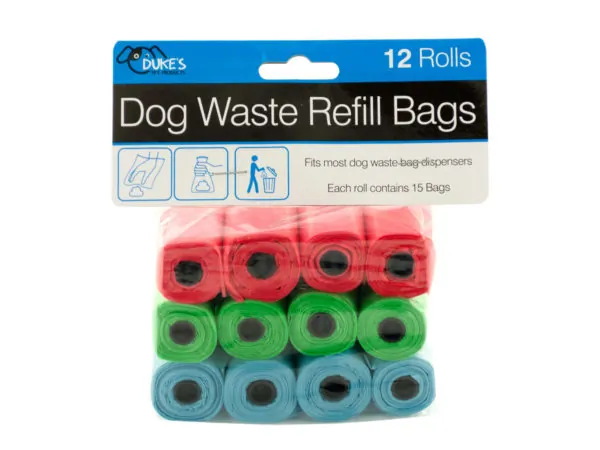 Dukes OL996 — Eco-Friendly Dog Waste Refill Bags - 180 Count