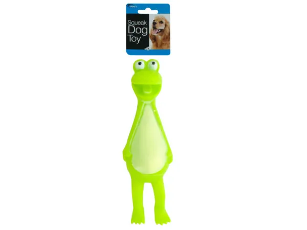 Dukes DI565 — Durable Frog Squeaky Toy for Dogs - Assorted Colors