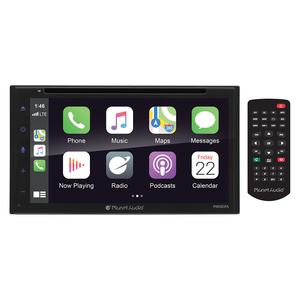 PLANET AUDIO P9950CPA - Planet Audio D.Din 6.75 Touchscreen Android Auto & Apple Car