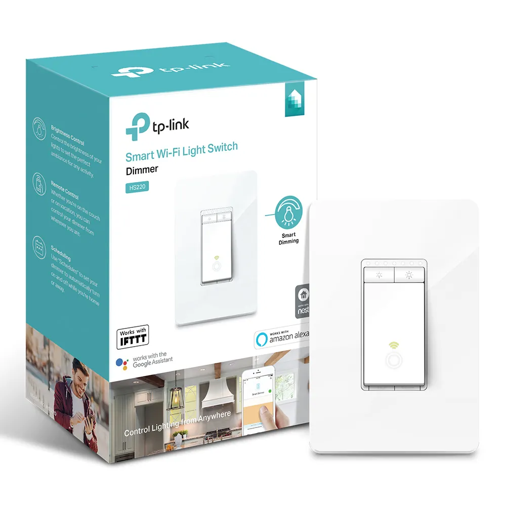 TPLINK HS220 — SMART WI-FI LIGHT SWITCH, DIMMER