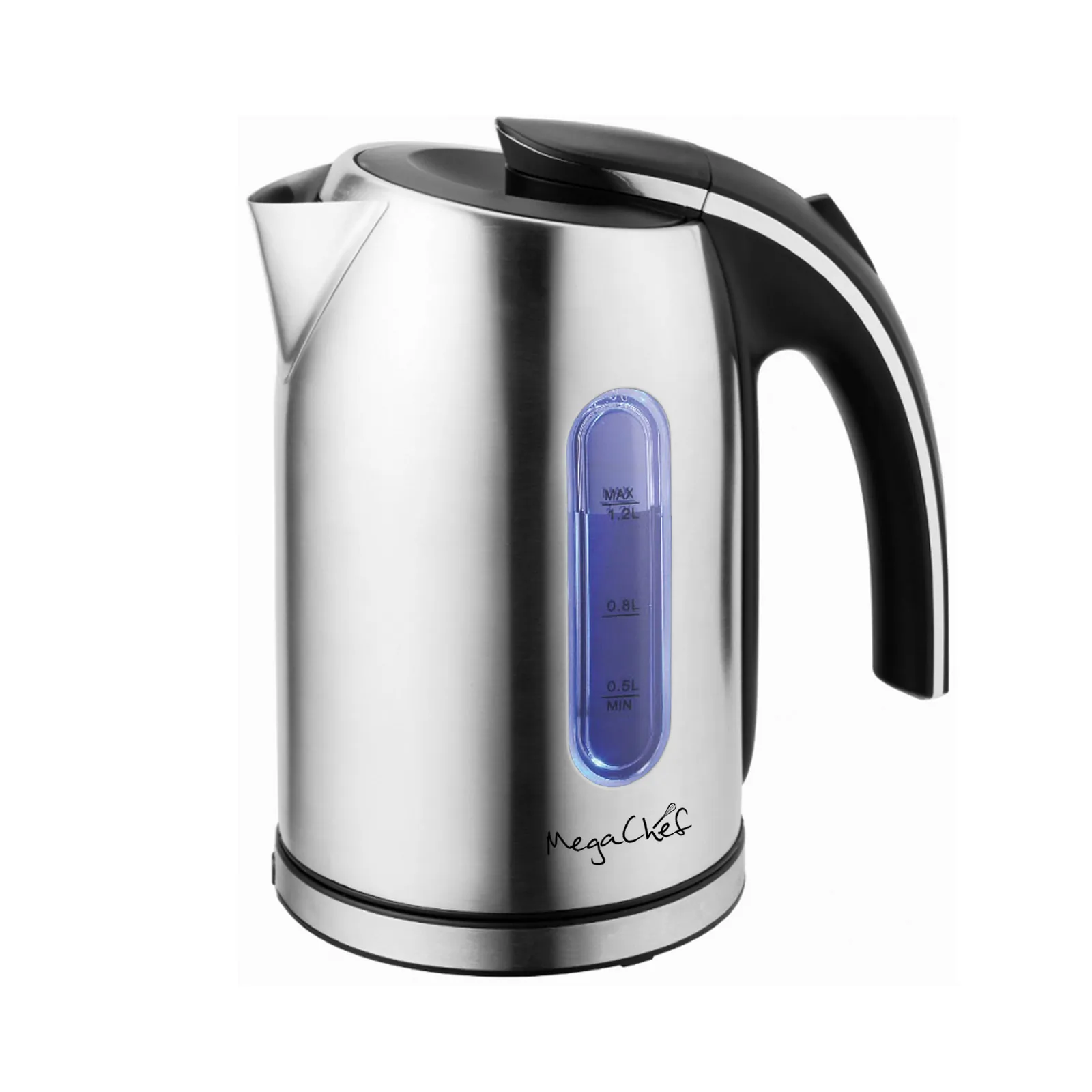 MegaChef MGKTL-1215 — MegaChef 1.2Lt. Stainless Steel Electric Tea Kettle