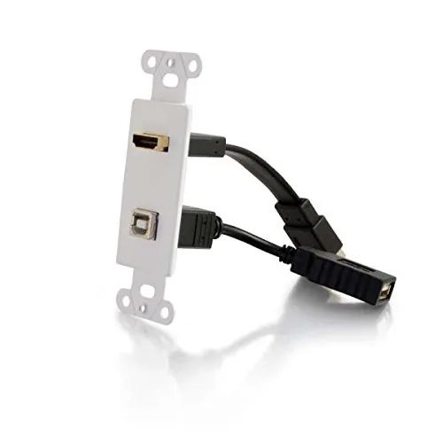 C2G 39702 — Decora HDMI/USB Dongle F/F WP
