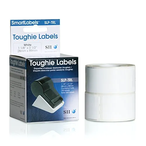 SEIKO SLP-TRL — WHITE - LABEL WIDTH: 1 1/8 LABEL LENGTH: 3 1/2 - SEIKO SMARTLABEL PRINTERS:EZ30S