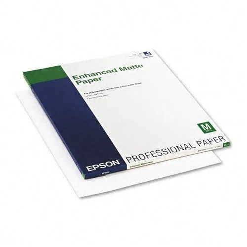 EPSON S041908 — 17x22 Inch Enhanced Matte Paper - 50 Sheets