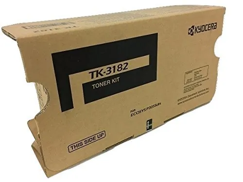 KYOCERA KYO1T02T70US0 — Kyocera (TK-3182) Black Toner Cartridge (21000 Yield) (Waste Toner Container Included)