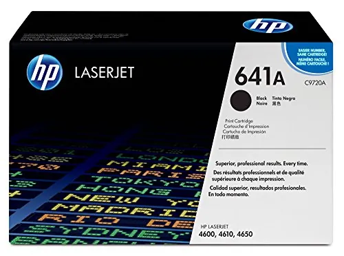 HP C9720A — HP Toner, C9720A, 641A, Black, 9,000 pg yield