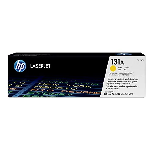 HP CF212A — HP 131A (CF212A) Toner Cartridge - Single Pack - Laser - 1800 Pages - Yellow - 1 Each