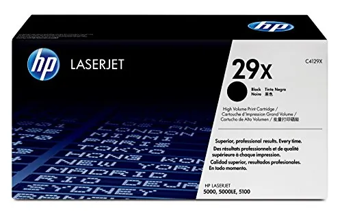 HP C4129X — HP Toner, C4129X, 29X, Black, 10,000 pg yield