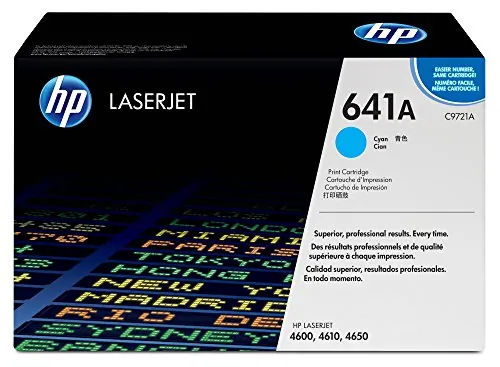HP C9721A — HP 641A (C9721A) Toner Cartridge - Single Pack - Laser - 8000 Pages - Cyan - 1 Each