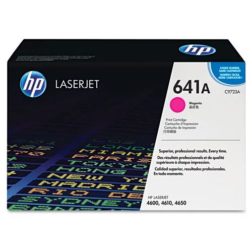 HP C9723A — HP 641A (C9723A) Toner Cartridge - Single Pack - Laser - 8000 Pages - Magenta - 1 Each