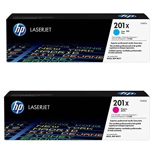 HP CF401X — HP 201X (CF401X) Toner Cartridge - Single Pack - Laser - High Yield - 2300 Pages - Cyan - 1 Each