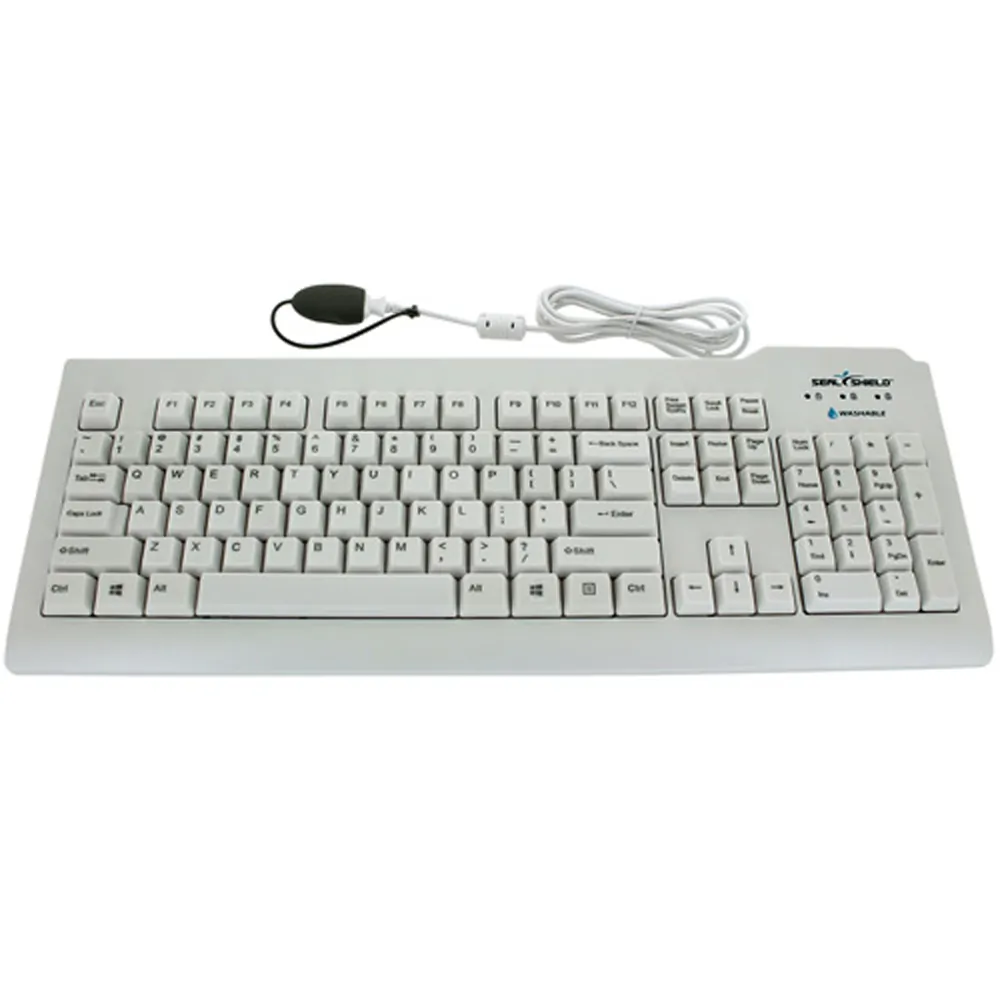 SEAL SHIELD SSWKSV207GL — SILVER SEAL GLOW WATERPROOF KEYBOARD LONG CABLE - SSWKSV207GL