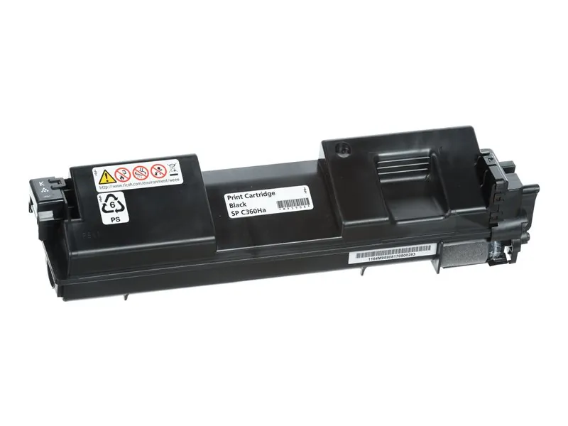 RICOH / Fujitsu 408176 — RICOH BLACK HIGH YIELD TONER CARTRIDGE FOR USE IN SPC360DNW SPC360SFNW ESTIMATED