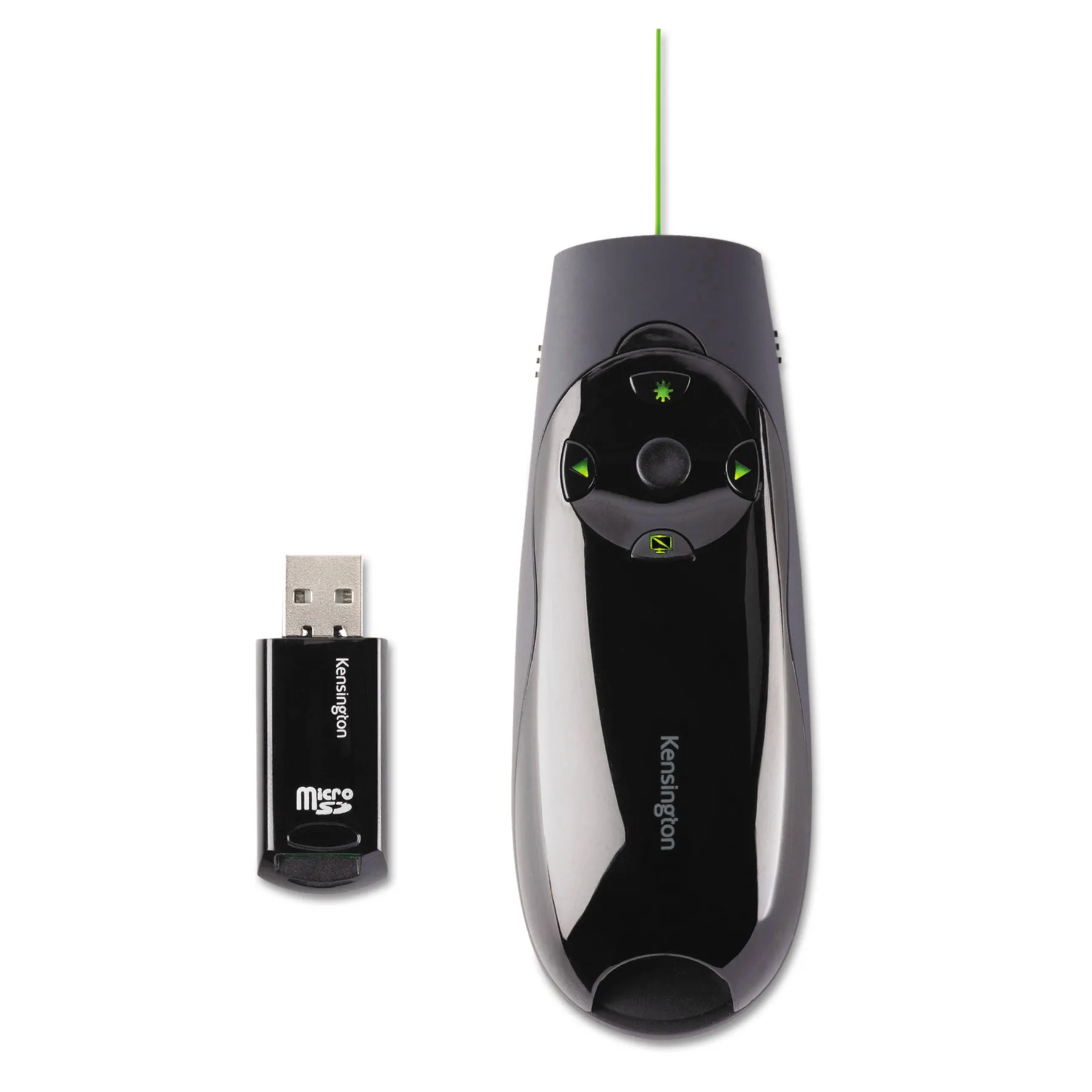 KENSINGTON K72426AM — Kensington Presenter Expert Green Laser - Laser - Wireless - Radio Frequency - Black - USB