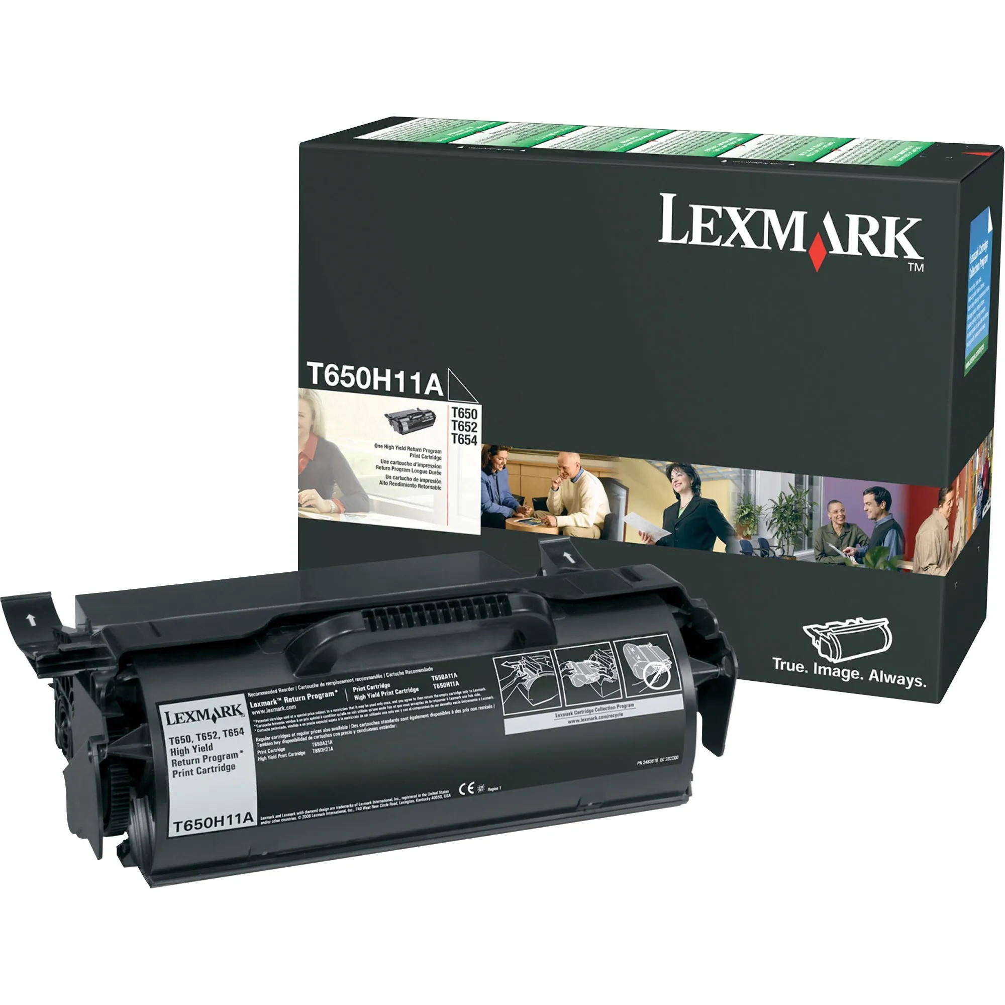 Lexmark T650H11A — LEXMARK T650H11A RETURN PROGRAM PRINT CARTRIDGE FOR USE IN T650,T/X652,654,X651,