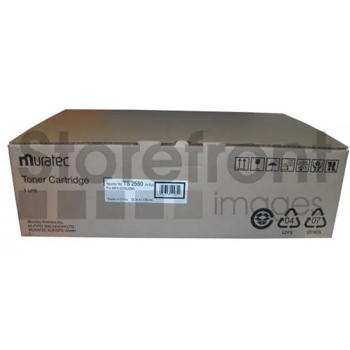 MURATEC TS2550 — MURATEC TS-2550 BLACK TONER CARTRIDGE FOR USE IN MFX2550 MFX2570 ESTIMATED YILED