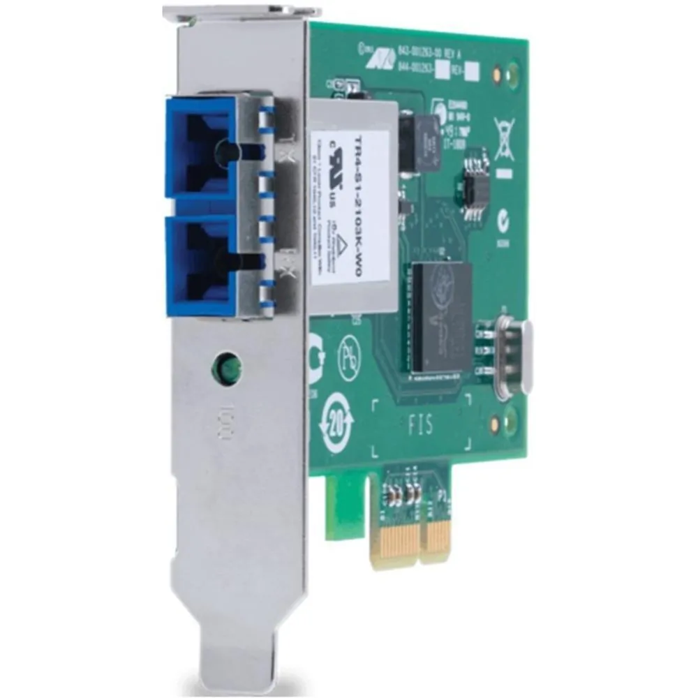 ALLIED TELESYN AT-2911SX/SC-901 — Allied Telesis AT-2911SX Gigabit Ethernet Card - PCI Express x1 - 1 Port(s) - 1 x SC Port(s) - Full-height, Low-profile