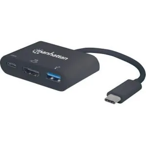 Manhattan 152037 — Manhattan(R) 152037 SuperSpeed USB-C(TM) to HDMI(R) Docking Converter