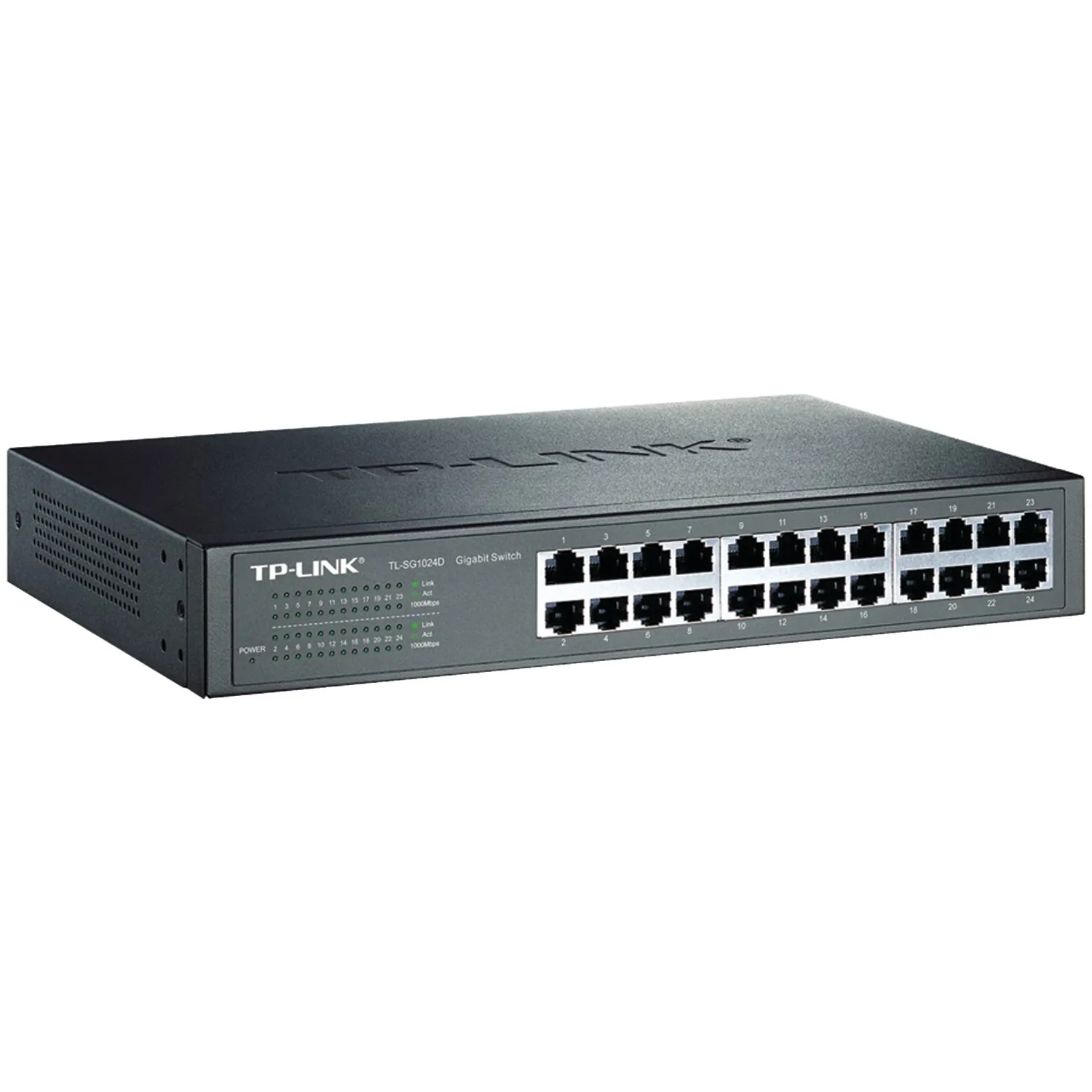 TPLINK TL-SG1024D — 24-PORT GB DESKTOP/RACKMOUNT SWITCH
