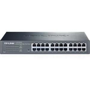 TPLINK TL-SG1024DE — THE TL-SG1024DE 24-PORT GIGABIT EASY SMART SWITCH IS AN IDEAL UPGRADE FROM AN UN